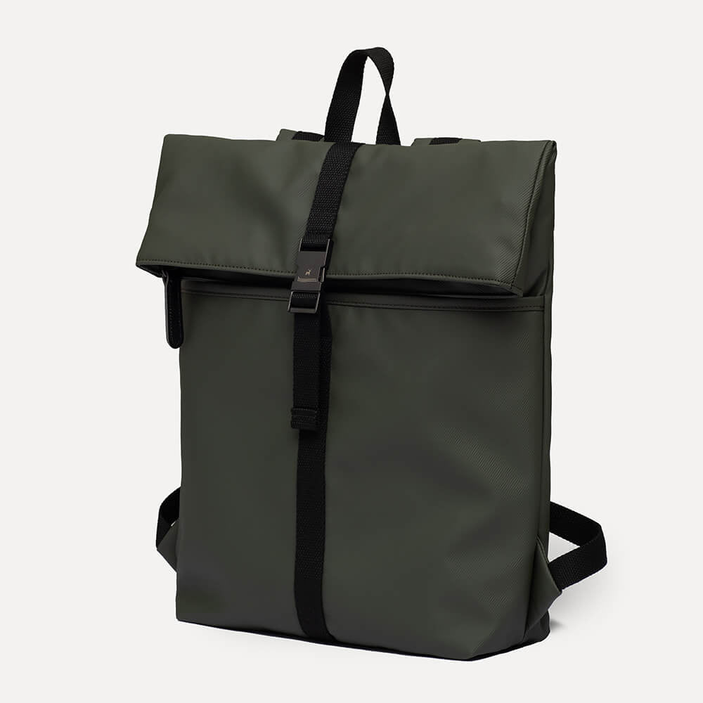 Grand sac à dos Rolltop Kaki