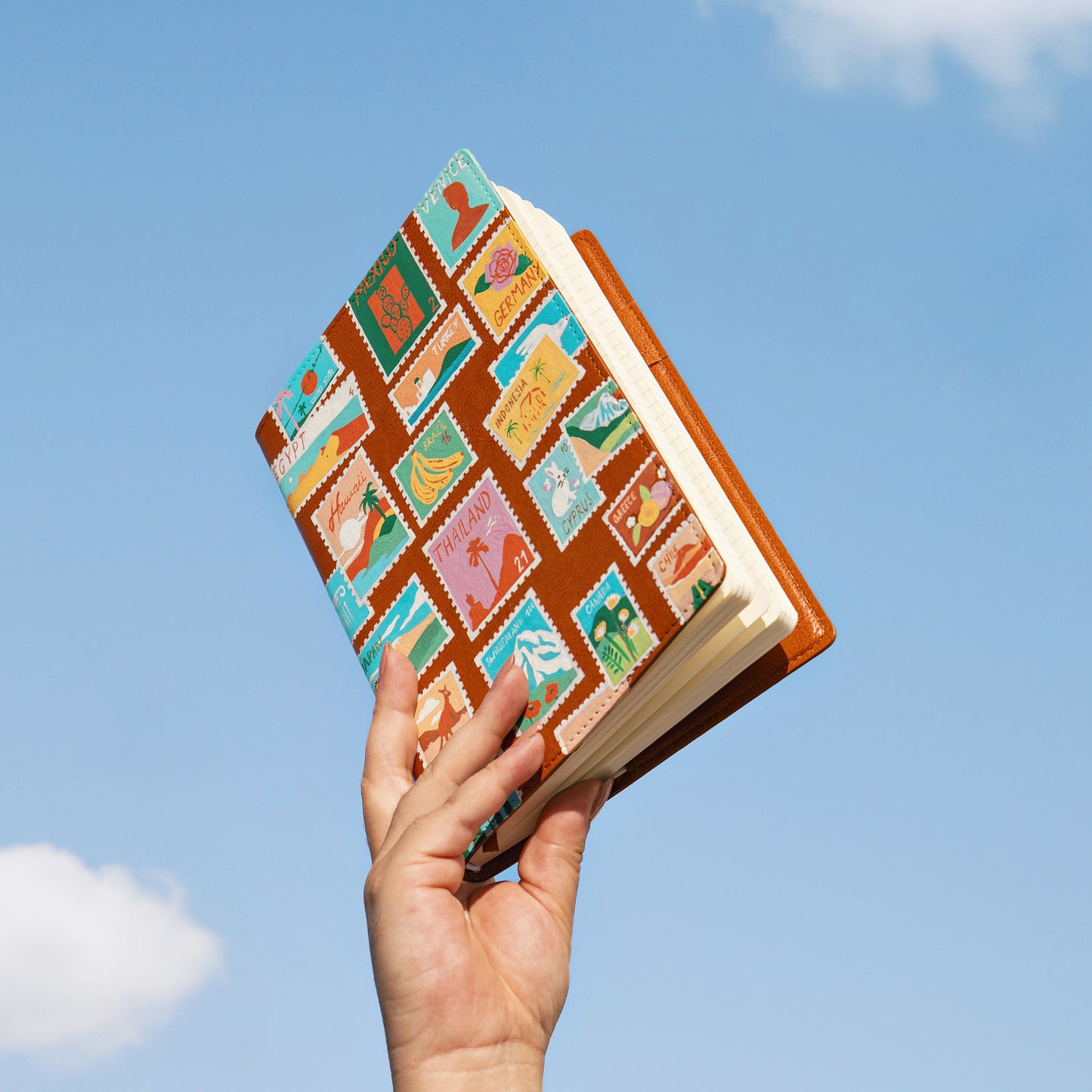 peinture au numéro Carnet et sa couverture Timbre