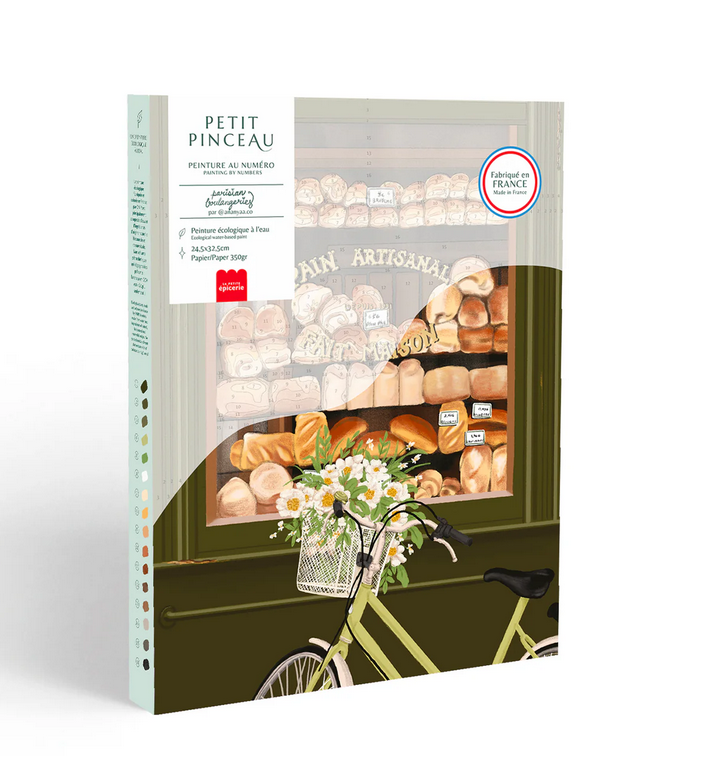 Coffret peinture au numéro La boulangerie