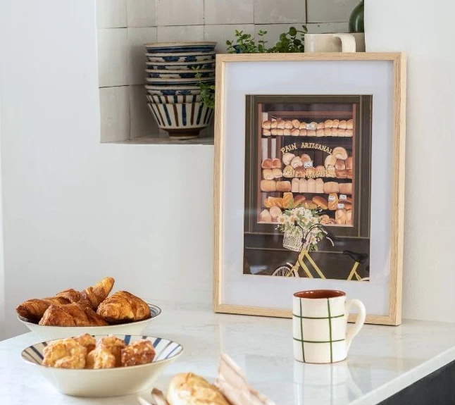 Coffret peinture au numéro La boulangerie