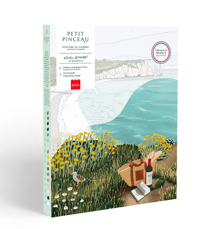 Coffret peinture au numéro Etretat