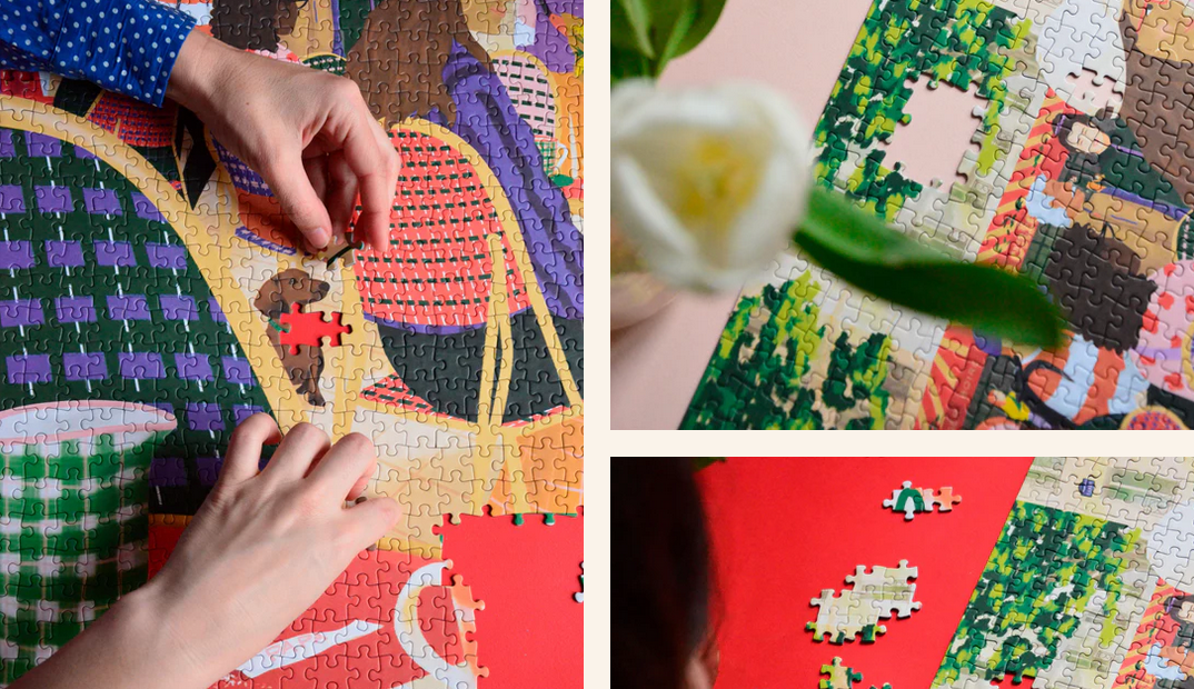 Puzzle Regarder les Gens