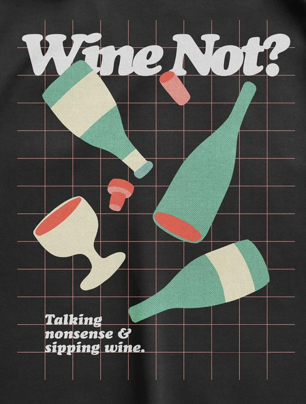 T-shirt unisexe Wine Not ?