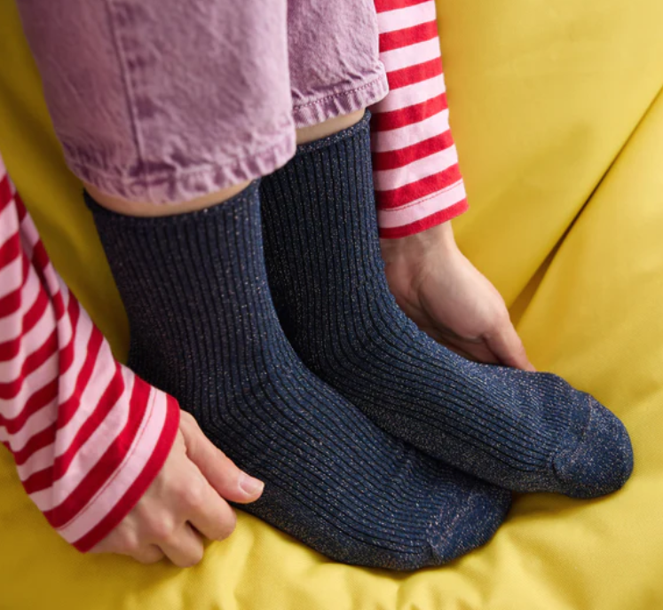 Chaussettes à paillettes / 13 coloris