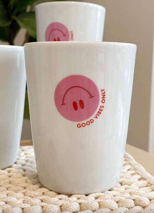 Grande tasse Good Vibes Only