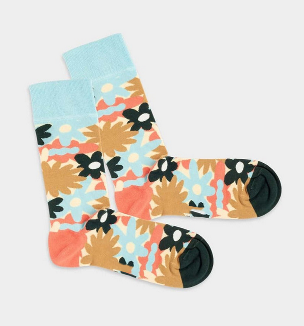 Chaussettes Flower Power 36-40