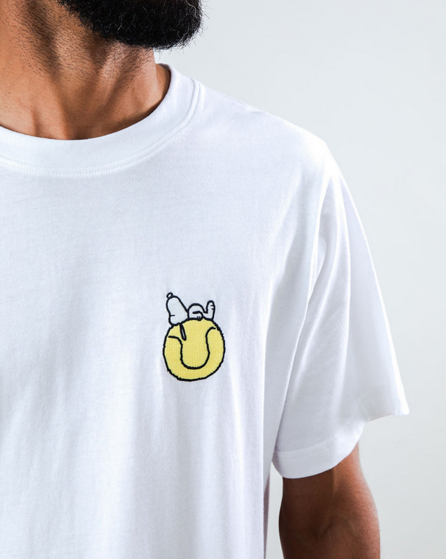 T-shirt homme Snoopy Peanuts Tennis