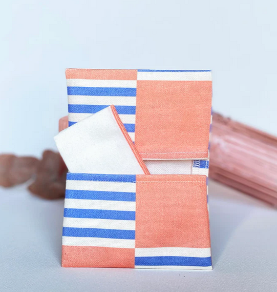 Pochette étui Miami avec 2 mouchoirs lavables