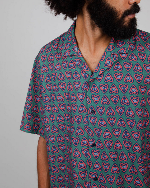 Chemise manche courte homme Asis Hearts