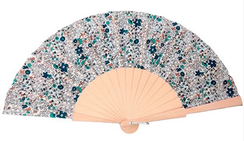 éventail liberty leurs 6 coloris