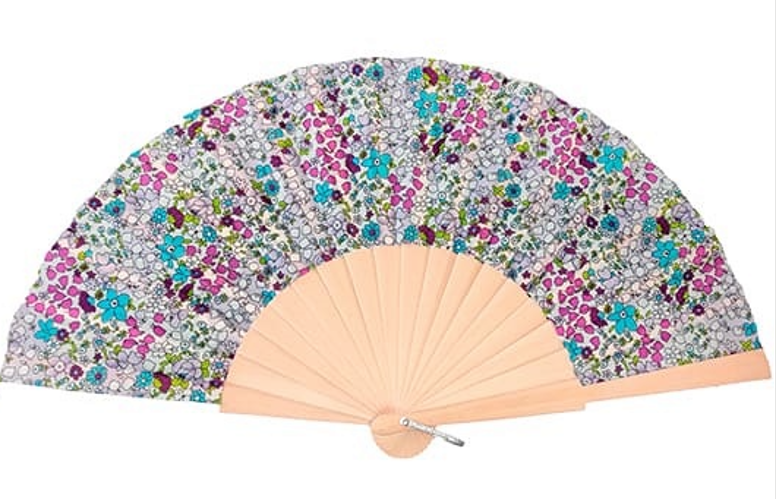 éventail liberty leurs 6 coloris