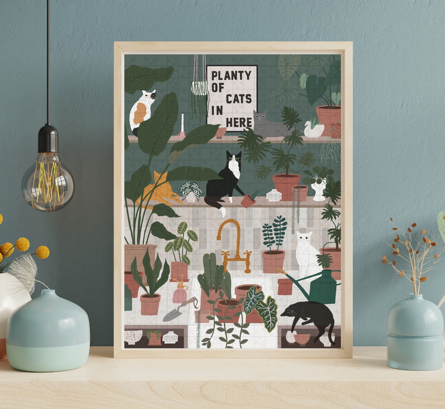 puzzle 500 pièces Planty of Cats