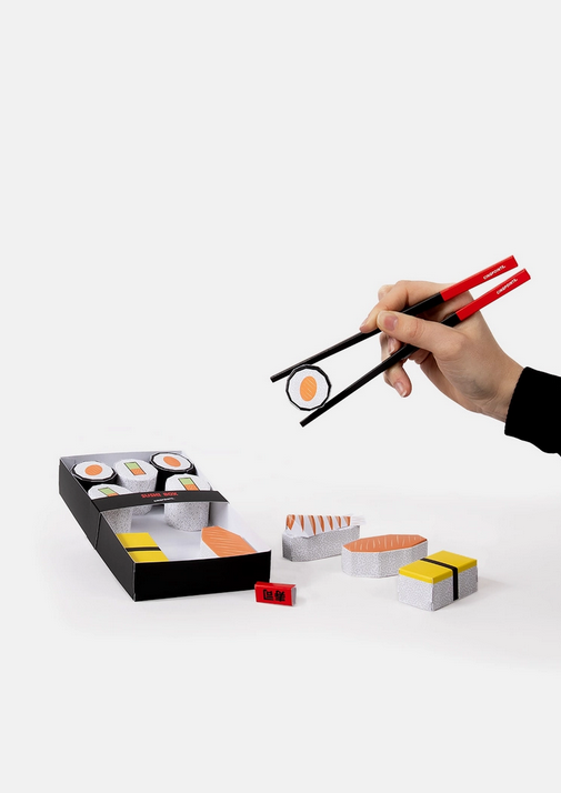 Kit assemblage papier 3D Sushis
