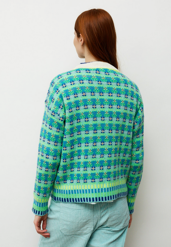 Pull Blossom Bleu vert