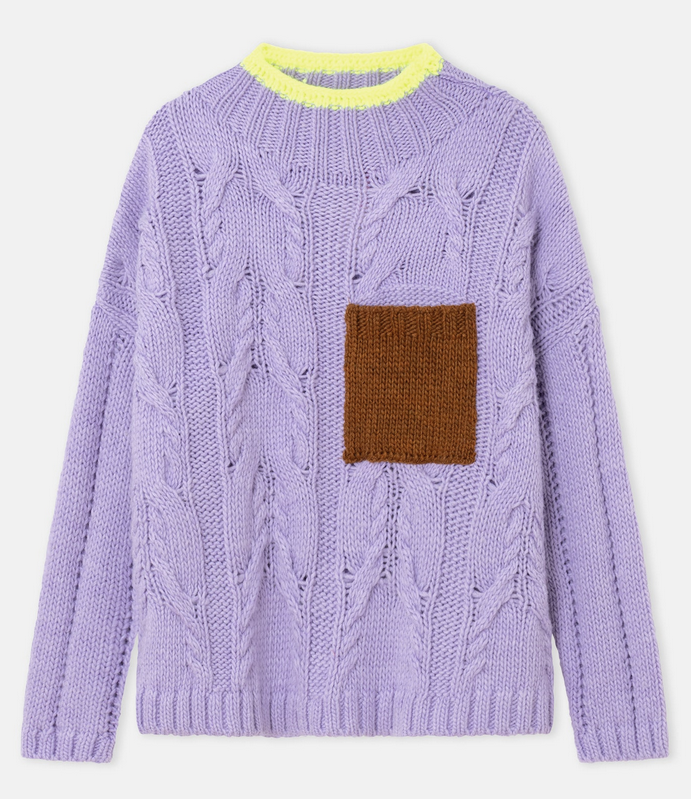 Pull Waffle lila