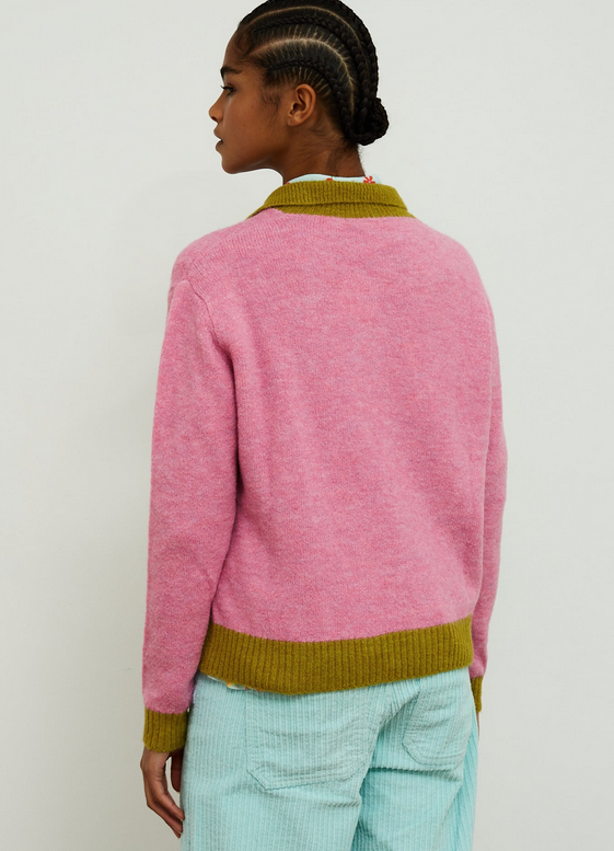 Pull col polo Gum rose lime
