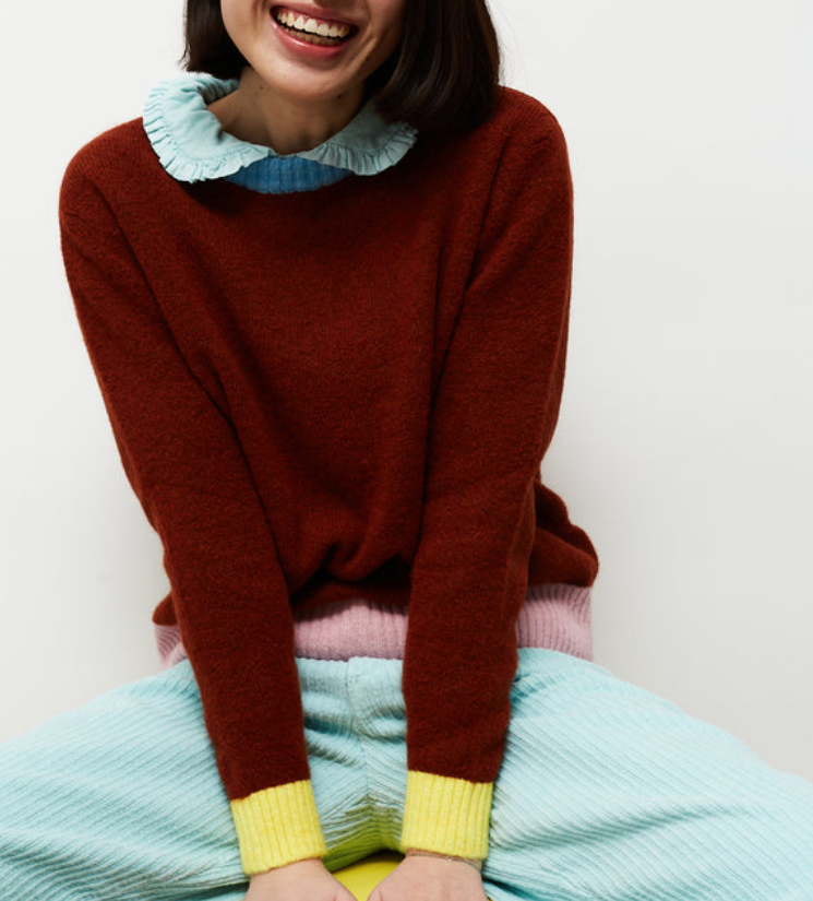 Pull Stockholm Bleu ou chocolat