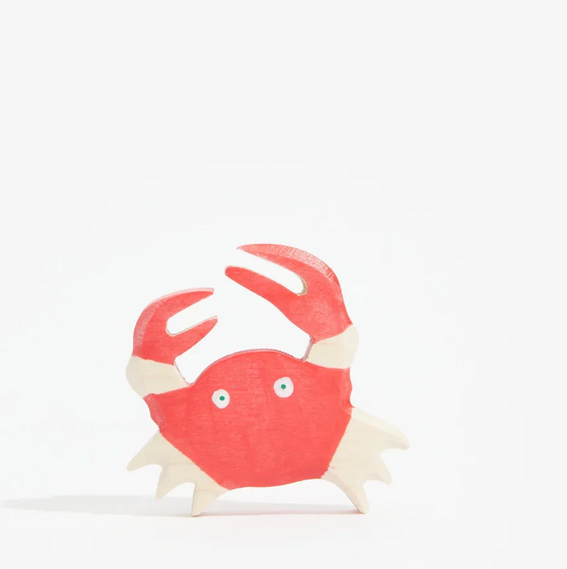 jouet en bois crabe