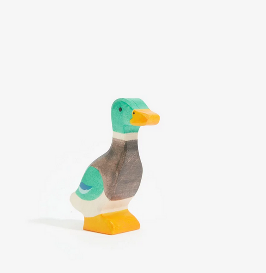 jouet en bois canard colvert