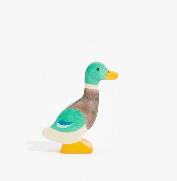 jouet en bois canard colvert