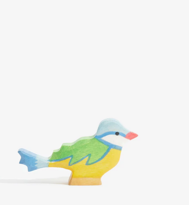 jouet en bois oiseau mésange