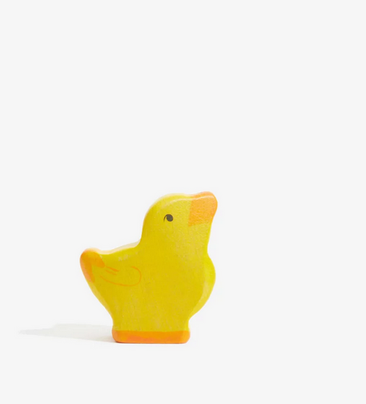 jouet en bois poussin