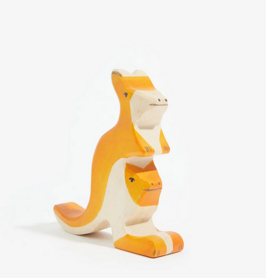 jouet en bois kangourou