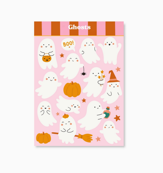 Planche stickers A6 Ghosts