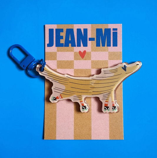 Porte-clé chien Jean-Mi fabriqué en France