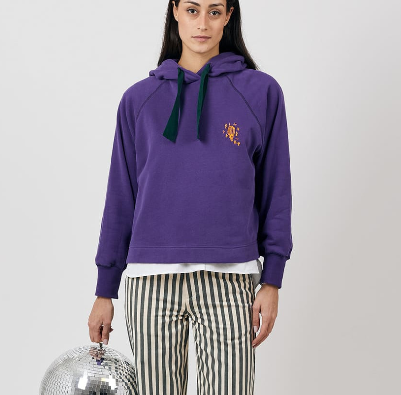 Sweat capuche molleton Karaoké