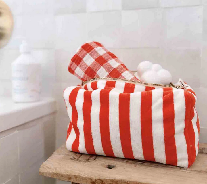 Big Trousse de toilette éponge velours / 4 coloris