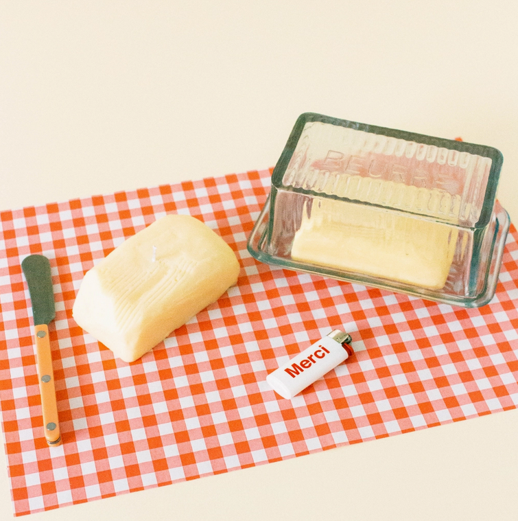 Bougie Supermarket Beurre DOUX ou SALE
