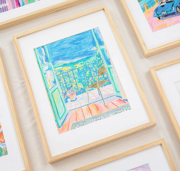 Coffret pastel au numéro - Petit Pastel - La mer pour horizon