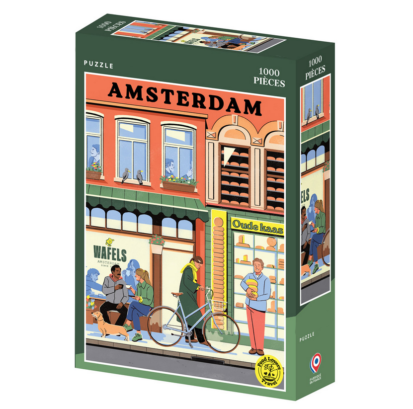 Puzzles 1000 pièces City & food - Amsterdam