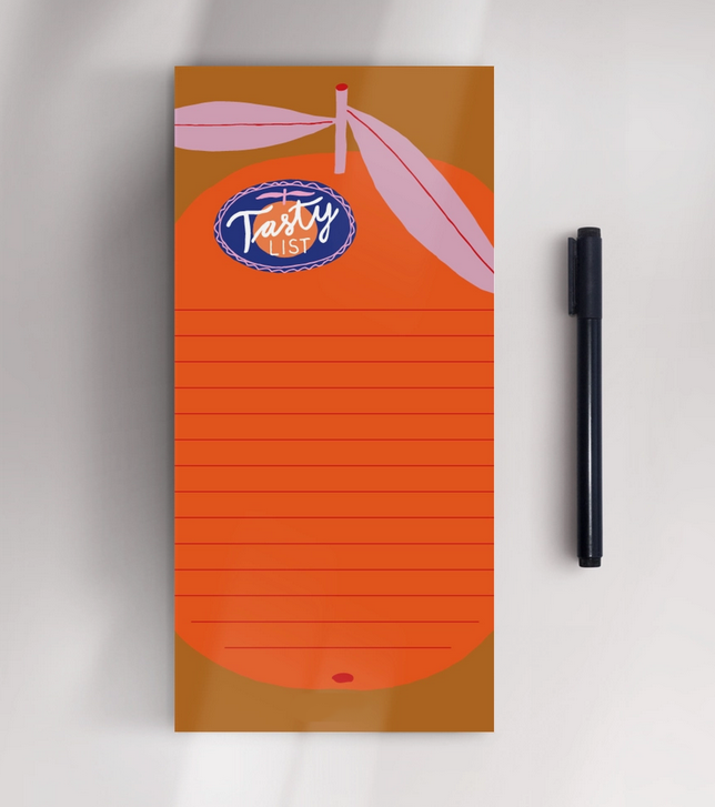 Bloc to-do list Tasty - orange