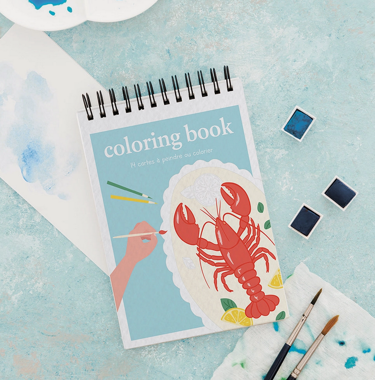 Carnet de coloriage A6 - 14 illustrations - Felicita