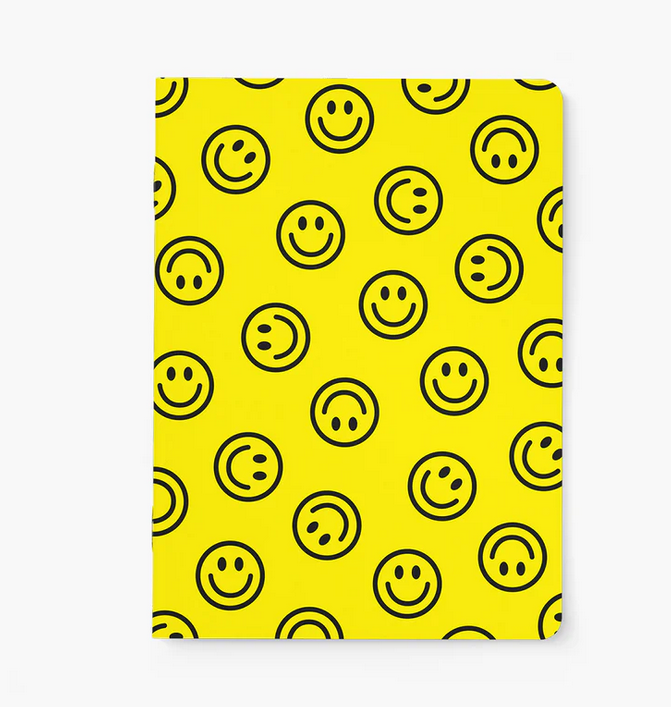 carnet A5 Smile Jaune