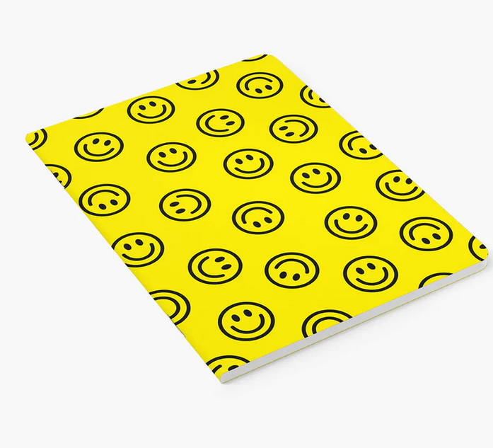 carnet A5 Smile Jaune