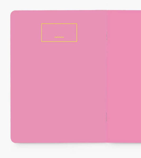 carnet A5 Smile Jaune