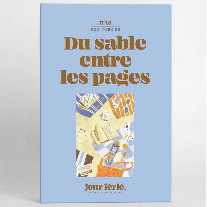 Puzzle 500 pces Du sable entre les pages