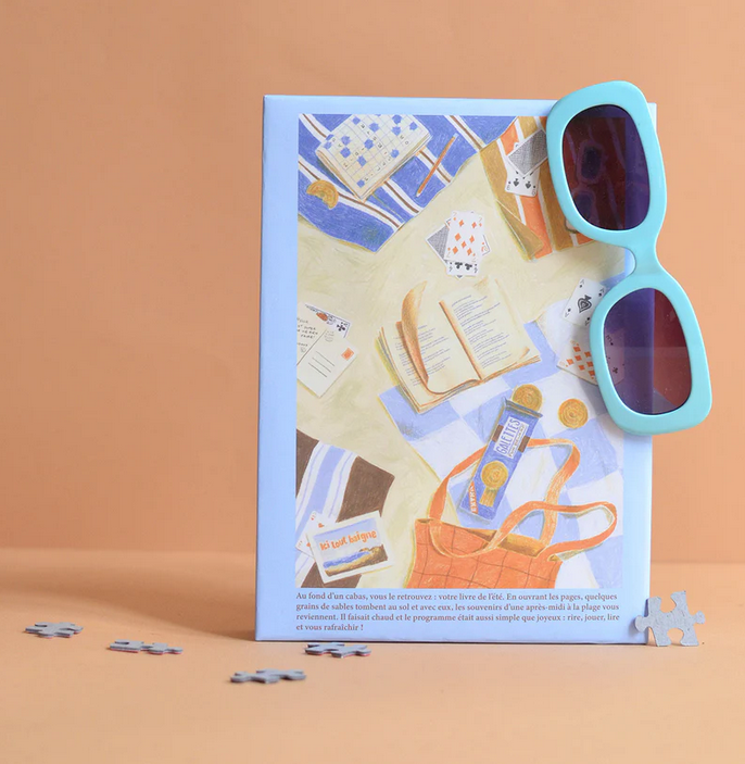 Puzzle 500 pces Du sable entre les pages