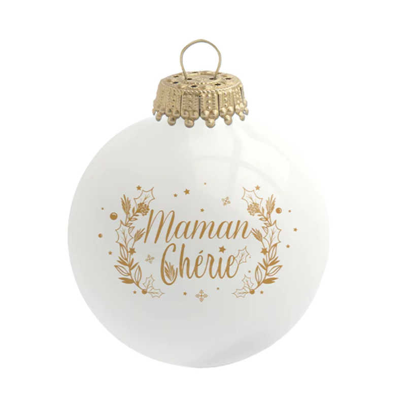 Boule de Noël Papa ou Maman