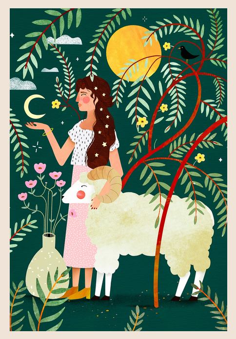 Affiche Astro zodiaque 30x40cm / 12 signes