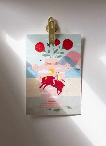 Affiche Astro Zodiaque A4 / 12 signes