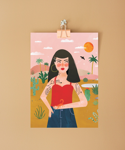 Affiche Astro zodiaque 30x40cm / 12 signes