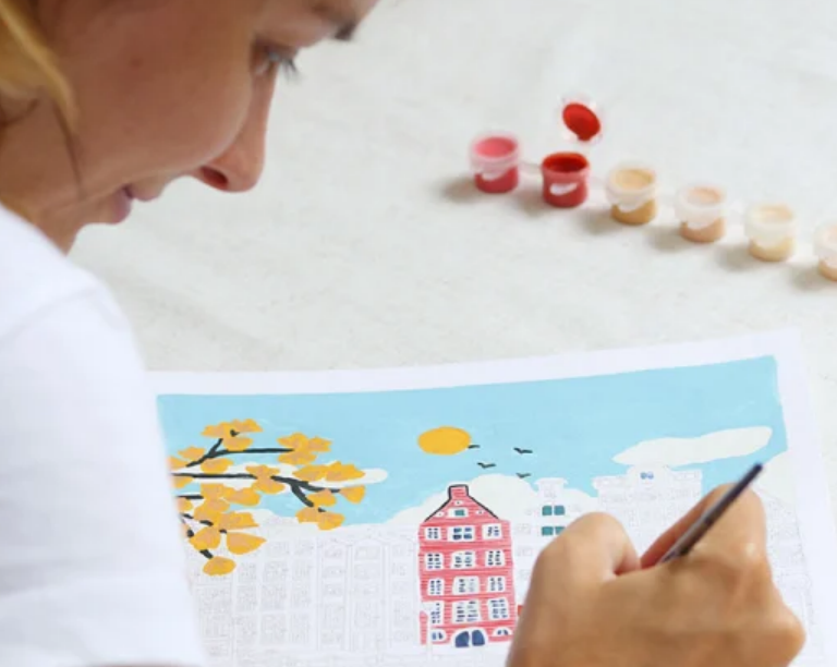 Coffret peinture au numéro Amsterdam