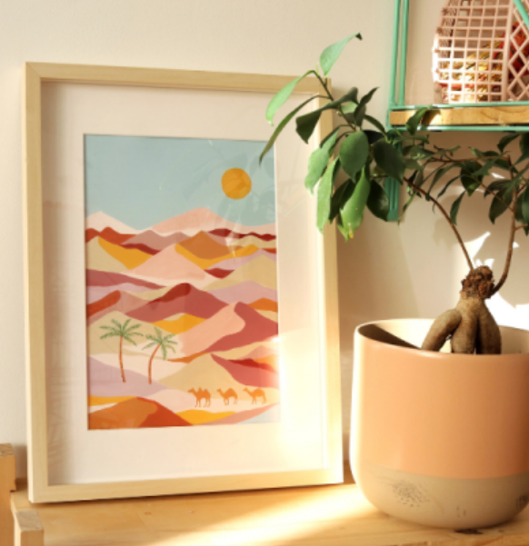Coffret peinture au numéro Sahara