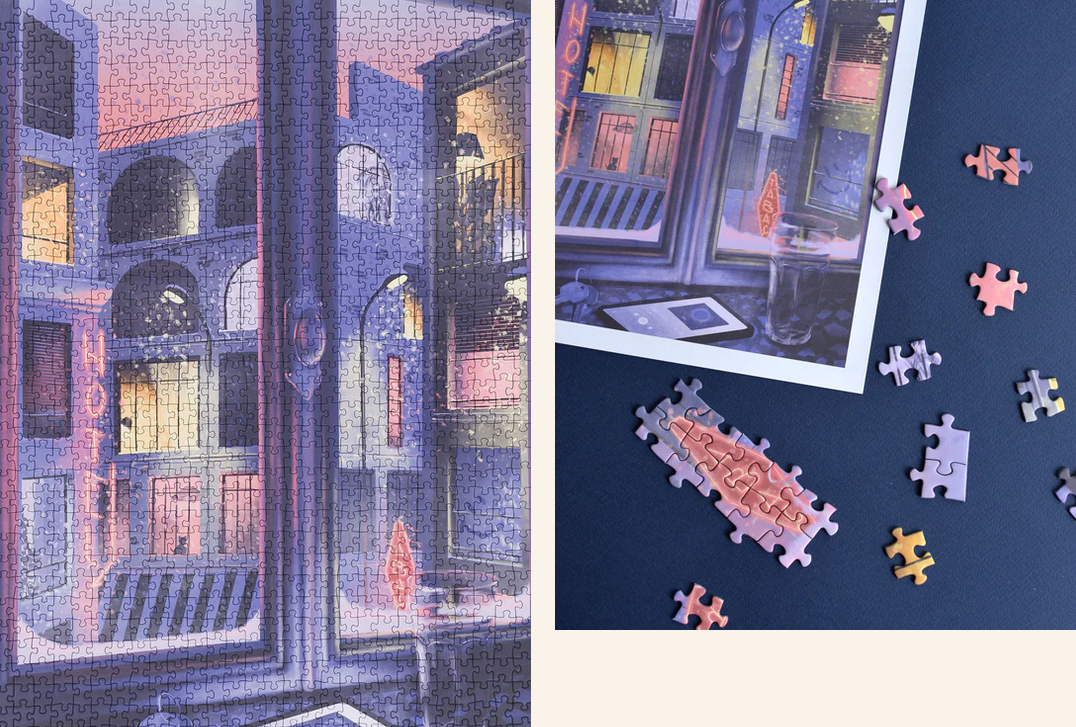Puzzle La Neige qui tombe