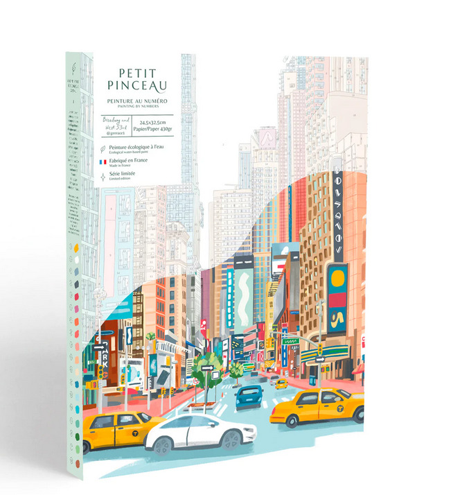 Coffret peinture au numéro New-York