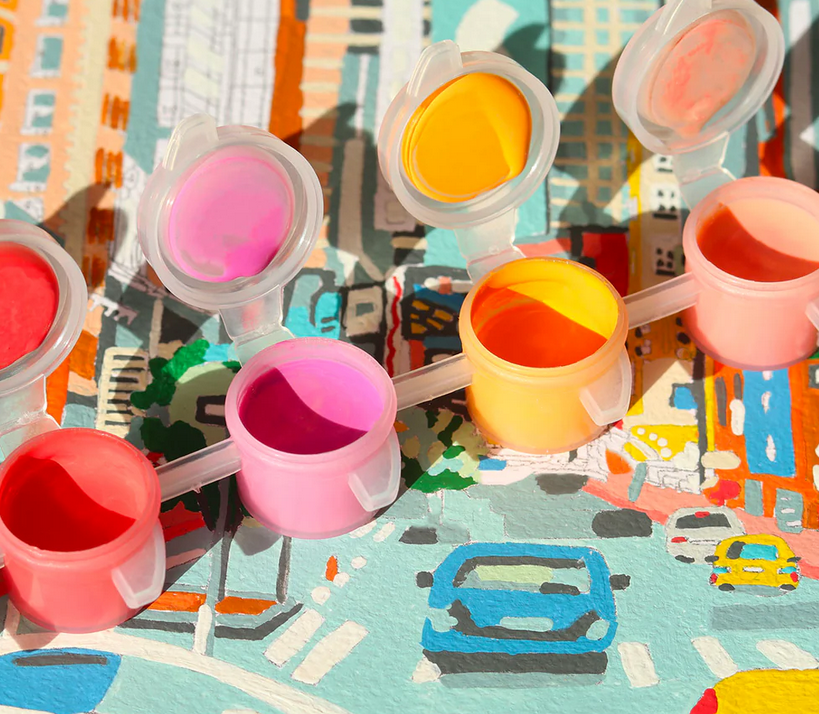 Coffret peinture au numéro New-York